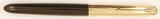 Parker 51 Custom in black, Gold cap - Medium nib