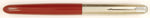 Parker 51 Classic in burgundy, Steel cap - Medium Italic nib