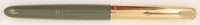 Parker 51 Custom in grey, Gold cap - Medium nib
