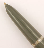 Parker 51 Custom in grey, Gold cap - Medium nib