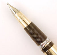 Sheaffer Masterpiece Snorkel in 14k gold - Broad nib