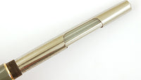 Parker 51 Mk 2 Custom in grey, Gold cap - Fine nib