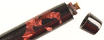 Parker Duofold Streamline Senior in burgundy & black - Fine nib