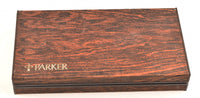 Parker 105 in gold plated bark finish - Medium 14k nib