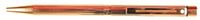 Sheaffer Targa Ballpoint in fluted patterm, gold trim