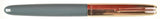 Parker 51 Custom in grey, Gold cap - medium italic nib