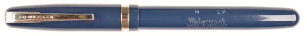 Waterman W3 Fountain pen in blue - medium 14k gold nib