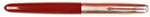 Parker 51 Classic in burgundy, Steel cap - Broad nib