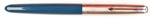 Parker 51 Classic in teal blue, Steel cap - Broad nib