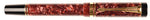 Parker Duofold International in burgundy marble - Fine nib