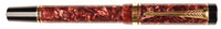 Parker Duofold International in burgundy marble - Fine nib