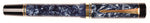 Parker Duofold Centennial in blue marble - Fine Oblique nib