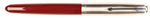 Parker 51 Classic in burgundy, Steel cap - Fine nib