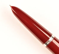 Parker 51 Classic in burgundy, Steel cap - Fine nib