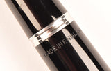 Parker 51 Classic in black, Steel cap, boxed - Fine Oblique nib