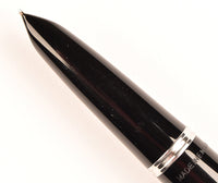 Parker 51 Classic in black, Steel cap, boxed - Fine Oblique nib