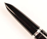 Parker 51 Classic in black, Steel cap, boxed - Fine Oblique nib