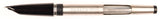 Parker 51 Classic in black, Steel cap, boxed - Fine Oblique nib