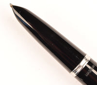 Parker 51 Custom in black, Gold cap - Broad stub nib