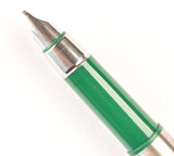 Parker 25 Flighter with green trim - Italic nib