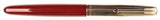 Parker 51 Custom in burgundy, Gold cap - Medium nib