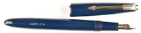 Parker Slimfold pen & ballpoint set in blue - Medium nib
