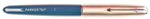 Parker 51 Classic in teal blue, Steel cap - Fine nib