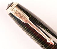 Parker Vacumatic Junior in emerald pearl - Fine nib