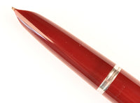 Parker 51 Classic in light burgundy, Steel cap - Fine nib