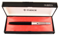 Parker 51 Mk2 Classic in black, Steel cap - Medium nib