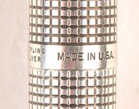 Parker 75 in Sterling Silver Cisele USA - Medium nib