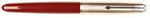 Parker 51 Classic in light burgundy, Steel cap - Medium nib