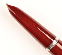 Parker 51 Classic in light burgundy, Steel cap - Medium nib