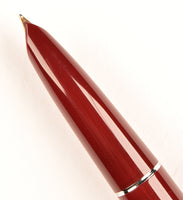 Parker 51 Classic Mk2 in burgundy, Steel cap - Fine+ nib